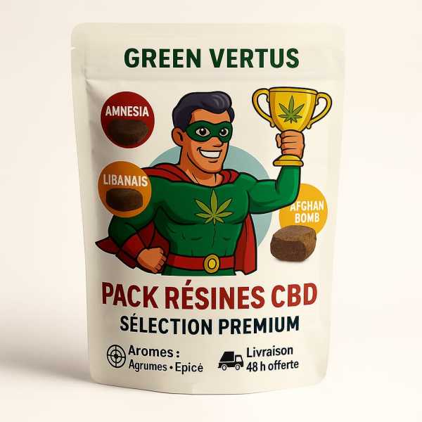 pack résine CBD