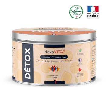 Infusion CBD Détox 20% Chanvre bio Français Boîte 30g