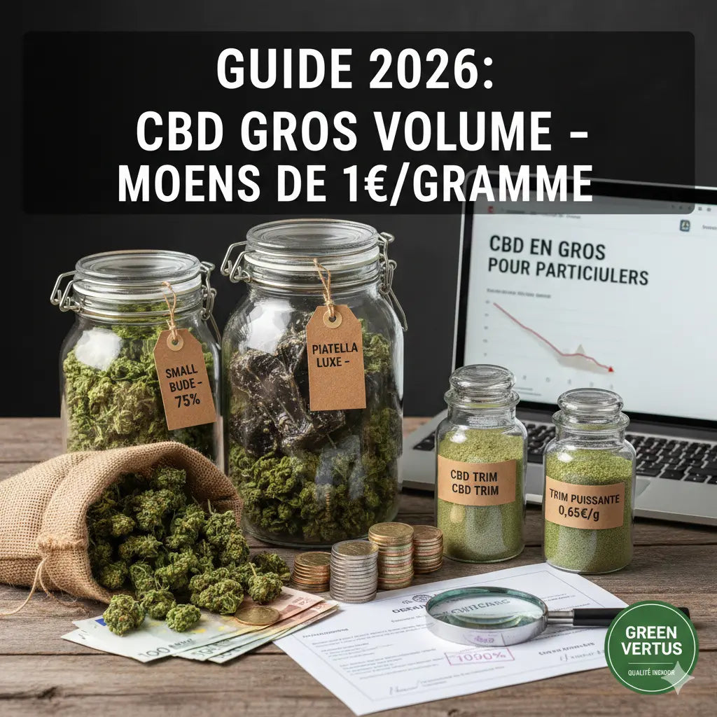 CBD en Gros pour Particuliers : Comment payer moins de 1€ le gramme ?
