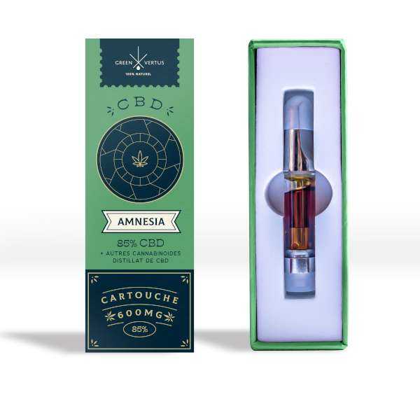 Cartouche Vape Pen CBD Amnesia 85%