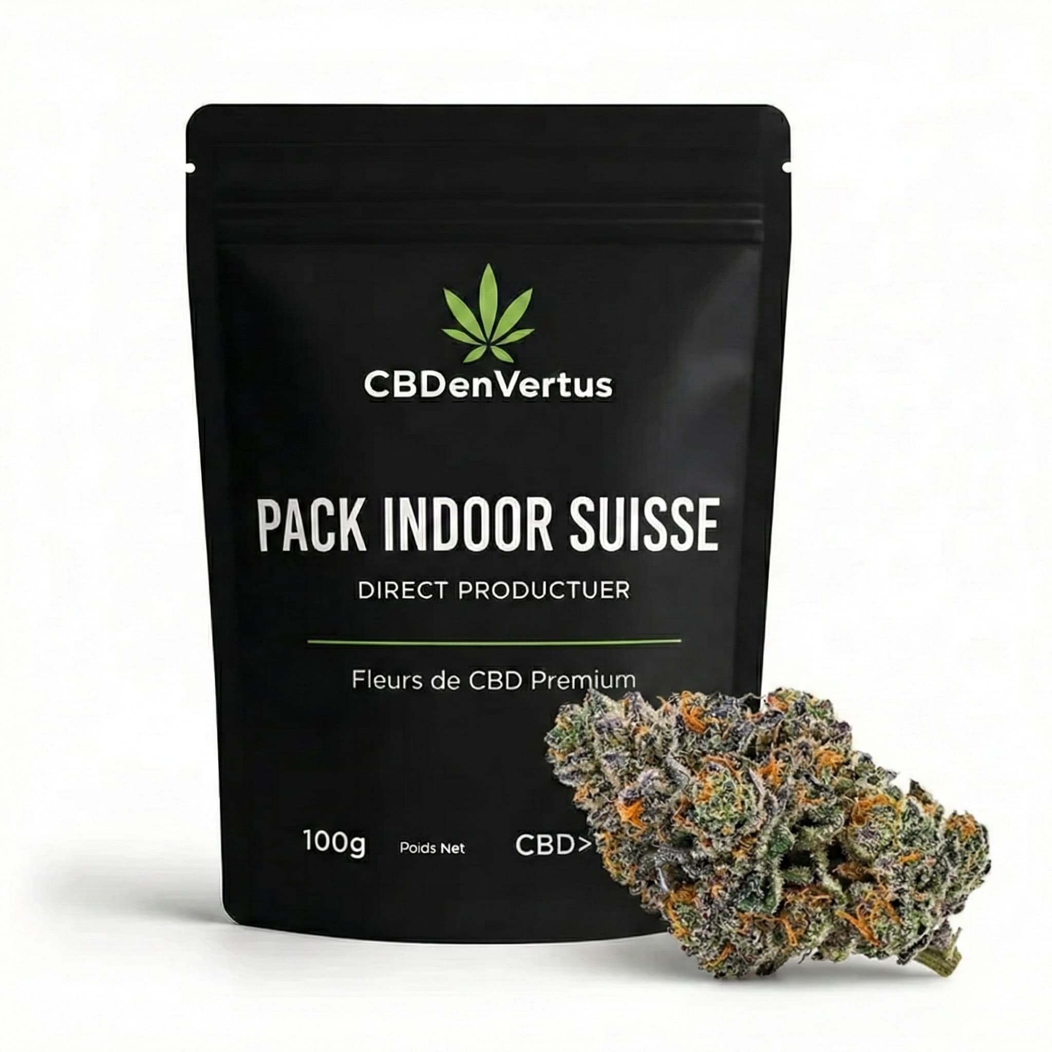 Pack 100g Fleur CBD Indoor Suisse