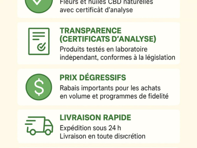 Meilleurs Sites de CBD en Ligne en France – Comparatif 2025