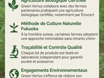 Pourquoi Green Vertus est un Choix Responsable : Notre Culture Certifiée & Nos E