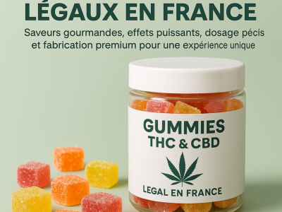 Gummies CBD vs THC : différences, effets, légalité & dosage